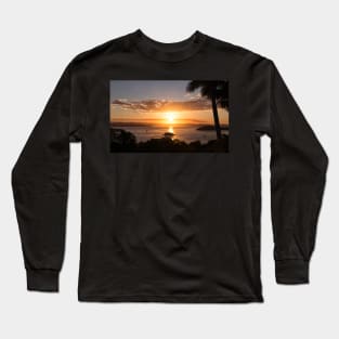 A Drink and a Sunset Long Sleeve T-Shirt